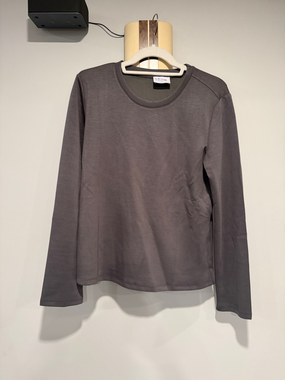 Classic Long Sleeve Crewneck Tee - Gray